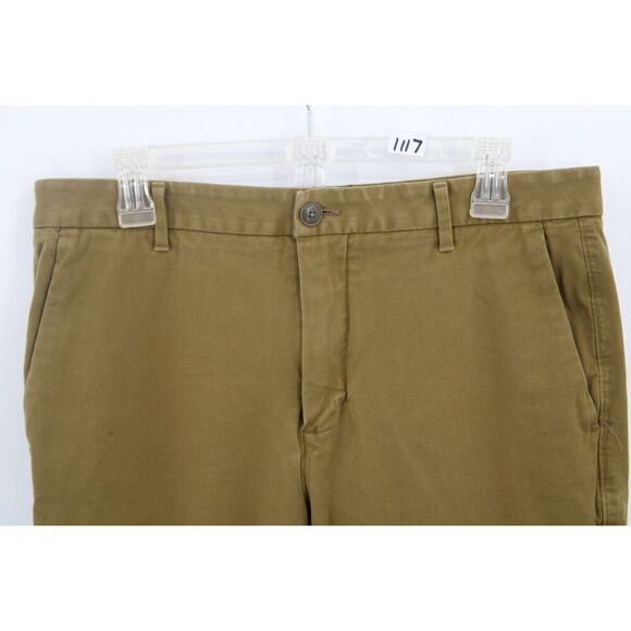 Everlane Uniform The Performance Chino Slim Fit Pant Mens 35 x 32 Dark Khaki - Picture 2 of 8